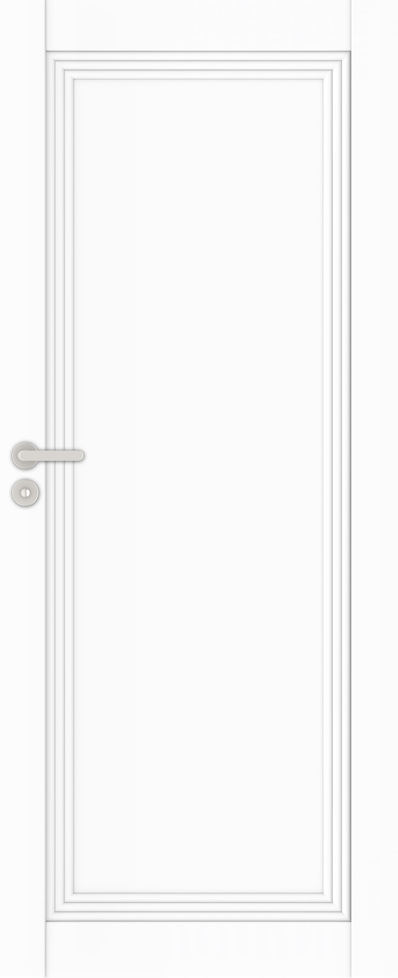 Drzwi Frill – Białe / Białe (Glass) / Black